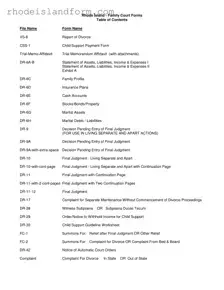 Fill Out a Valid Ri Family Court Template